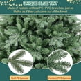 thumbnail image 4 of Lápiz delgado Christmas Tree ClouFairy de abeto azul de 4 pies con 566 puntas, 4 of 9