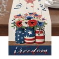 thumbnail image 4 of Decoración de mesa de comedor del 4 de julio, arte de mesa suave para muebles del hogar (B1) Ndcxsfigh Libre de BPA, 4 of 6