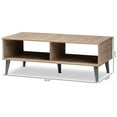 thumbnail image 4 of 3 Piece Wood Coffee Table and Stone Arches Mounted Print Set, 4 of 9