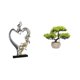 thumbnail image 1 of Estatua de pareja,Figura de pareja besándose,regalo de boda moderno,Estatua de pareja besándose en el aniversario de San Valentín,Árbol bonsái artificial,Árbol bonsái artificial para, 1 of 8