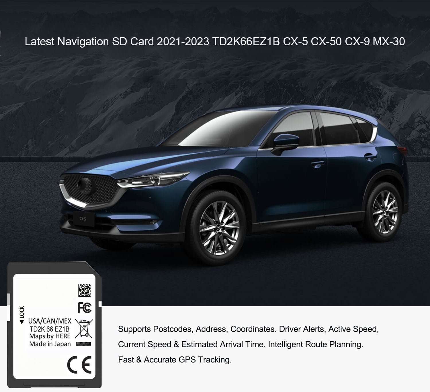 2024 Latest Navigation SD Card Compatible with 2021-2023 / CX-50 MX-30,2022-2024/ CX 50,2021-2023/3