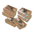 thumbnail image 5 of Xmas Gift Boxes with Transparent Window Party Supplies Wrapping Gift Giving Case Christmas Treat Boxes for Chocolate Candy Biscuits Pastry , 6 Set, 5 of 9