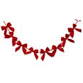 thumbnail image 2 of Large Fabric Christmas Bow 71 Inch Oversized Holiday Decor for Stair Railing Wall Tree Wreath Home Party, 2 of 6