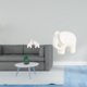 thumbnail image 2 of Escultura de elefante,Esculturas de elefantes de resina,decoración para el hogar,artesanía,Estatuas de animales para oficina o sala de estar (regalo),Figura de elefante,Figura decorativa de, 2 of 8