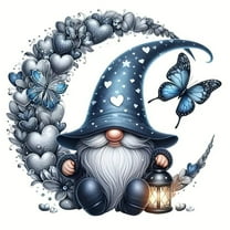 5D Gnome Diamond Painting Kits for Adults Beginners,DIY Round Drill Diamond Art Kits Full Moon Love, Paint by Diamonds Dot Gem Art Crystal Easy, Home Wall Decor 11.8 X 11.8 Inch