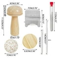 thumbnail image 3 of Knitted Set 1Pcs Mini Darning Loom Knitting Kit with 14 Hooks 50 Color Threads and Repair Tools for DIY Weaving Mending Socks & Jeans JASKFLY, 3 of 9