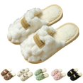 thumbnail image 2 of XIMIN Women's Fuzzy Slip-On Scuff Slippers Non Slip Plush Soft Comfy Memory Foam Non-slip Indoor House Shoes Cute Shoes Warm Cozy Lightweight Comfy Slippers, 2 of 8