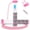Pink, variant on Adjustable Motion Speed Jump Rope, Number Weighted Handle Exercise Jump Rope with Calorie Counter Training Fitness, Men, Women