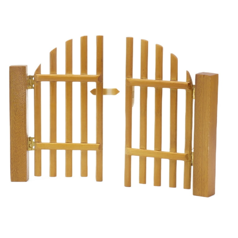 Dollhouse 1:12 Scale Miniature Fence Unpainted Unfinished Outdoor