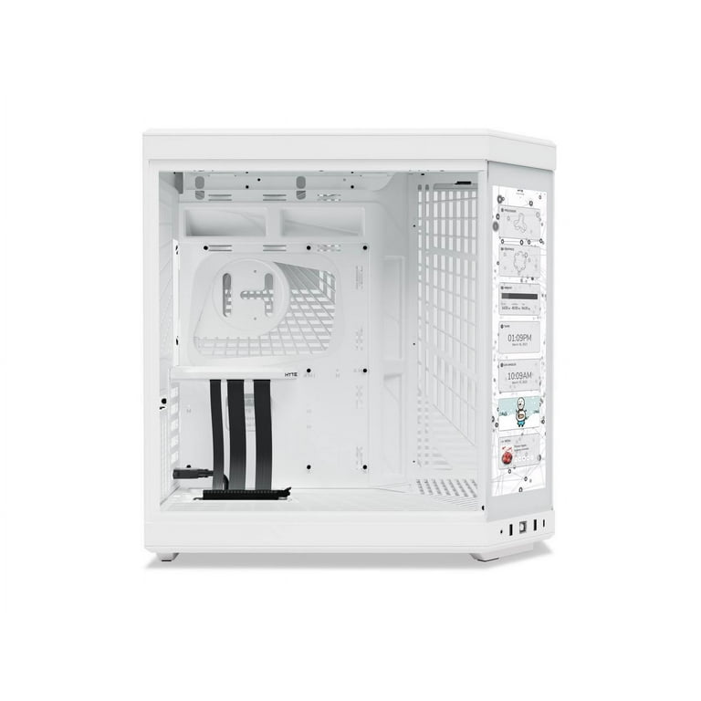 HYTE Y70 Gaming Mid-Tower ATX Case with Touchscreen, Dual Chamber