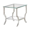 thumbnail image 1 of Coaster Table d'Appoint Carrée Contemporaine avec Étagère Miroir, 1 of 2