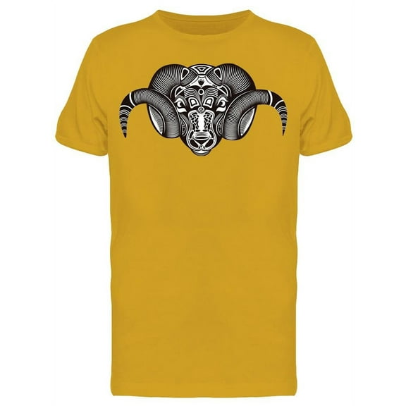 Totem Animal Tattoo Ram T-Shirt Men -Image by Shutterstock, Male XX-Large