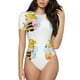 thumbnail image 1 of Fotbe Gnomes Honey Bee Body de Mujer con Cuello Redondo y Mangas Cortas, Sin Mangas Ajustado, Suave, Cómodo y Básico-XX-Large, 1 of 7