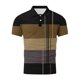 thumbnail image 4 of Mens Manga Corta Botón Abajo Camisas con Bolsillo Pulover Botón de Impresión de la Camisa de Solapa de Poliéster Cuello de Vuelta, Blusa Casual para Hombres, 4 of 4