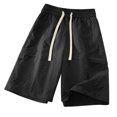 thumbnail image 3 of Plebaso Big and Tall Men's Shorts Lightweight Workout Shorts Hiking Cargo Shorts with Zipper Pockets, 3 of 5