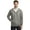 Grey Frost-PK1, variant on District DT356 Perfect Tri French Terry Full-Zip Hoodie, Mens Hoodies and Sweatshirts