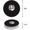 thumbnail image 1 of RYLABLUE Pirate Skull Set of 8 Round Coaster for Drinks, Absorbent Ceramic Stone Coasters Cup Mat with Cork Base for Home Kitchen Room Coffee Table Bar Decor, 1 of 5
