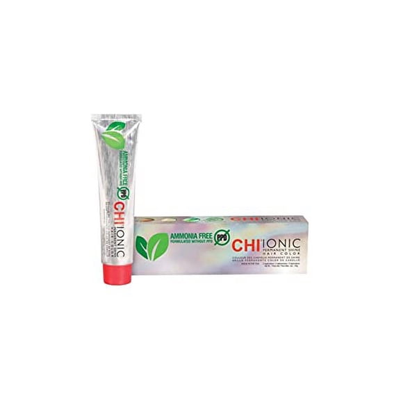 Color de cabello permanente CHI Farouk Chi Ionic con brillo 50-6N 3oz