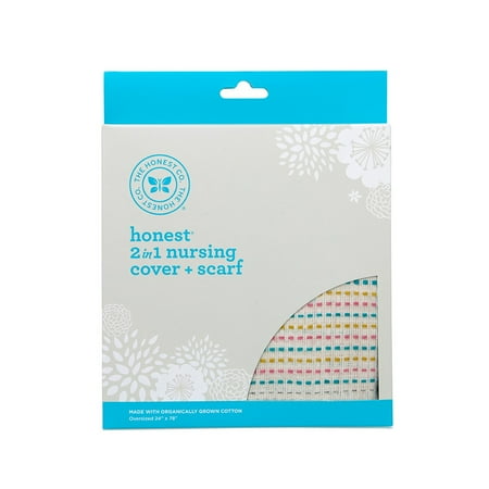 Honest 2-in-1 Organic Nursing Cover + Scarf - Multicolor