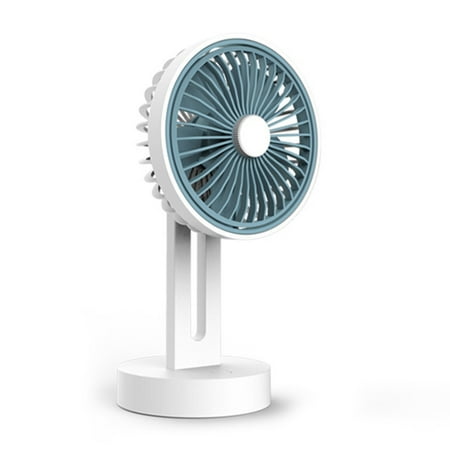 

New Outdoor Portable Handheld USB Charging Small Fan Mini Blue