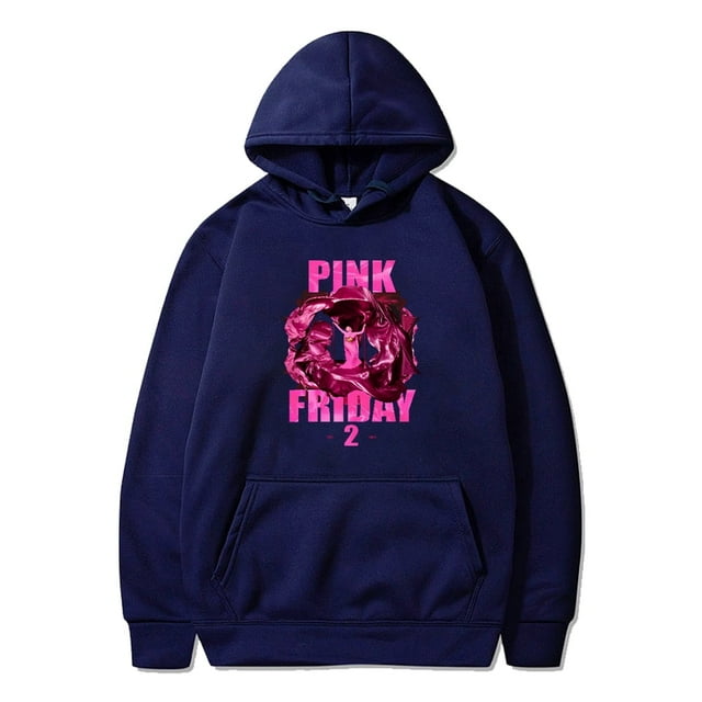 Nicki Minaj Chandail à Capuchon Pink Friday 2 Album Merch Housse Alternative Chandail à Capuchon Hommes Vêtements pour Femmes