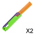 thumbnail image 1 of 2xCreative Small Comb Fidget Impresión 3D Novedad Para Regalos De Cumpleaños Familiares Amigos Verde 2 piezas, 1 of 9