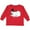 Red, variant on Inktastic Let It Snow Sassy Snowman in Top Hat Boys or Girls Long Sleeve Toddler T-Shirt