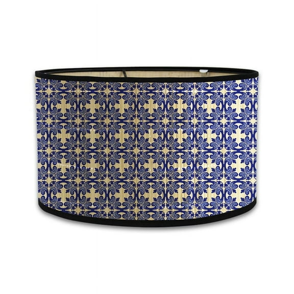 Lamp Shades Print Oval Lamp Shade 30x30x20CM Vintage Lamp Shades for Chandeliers and Floor Lamps J