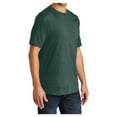 thumbnail image 4 of Mens Core Blend Cotton/Polyester Tee Shirt Dark Green L, 4 of 6