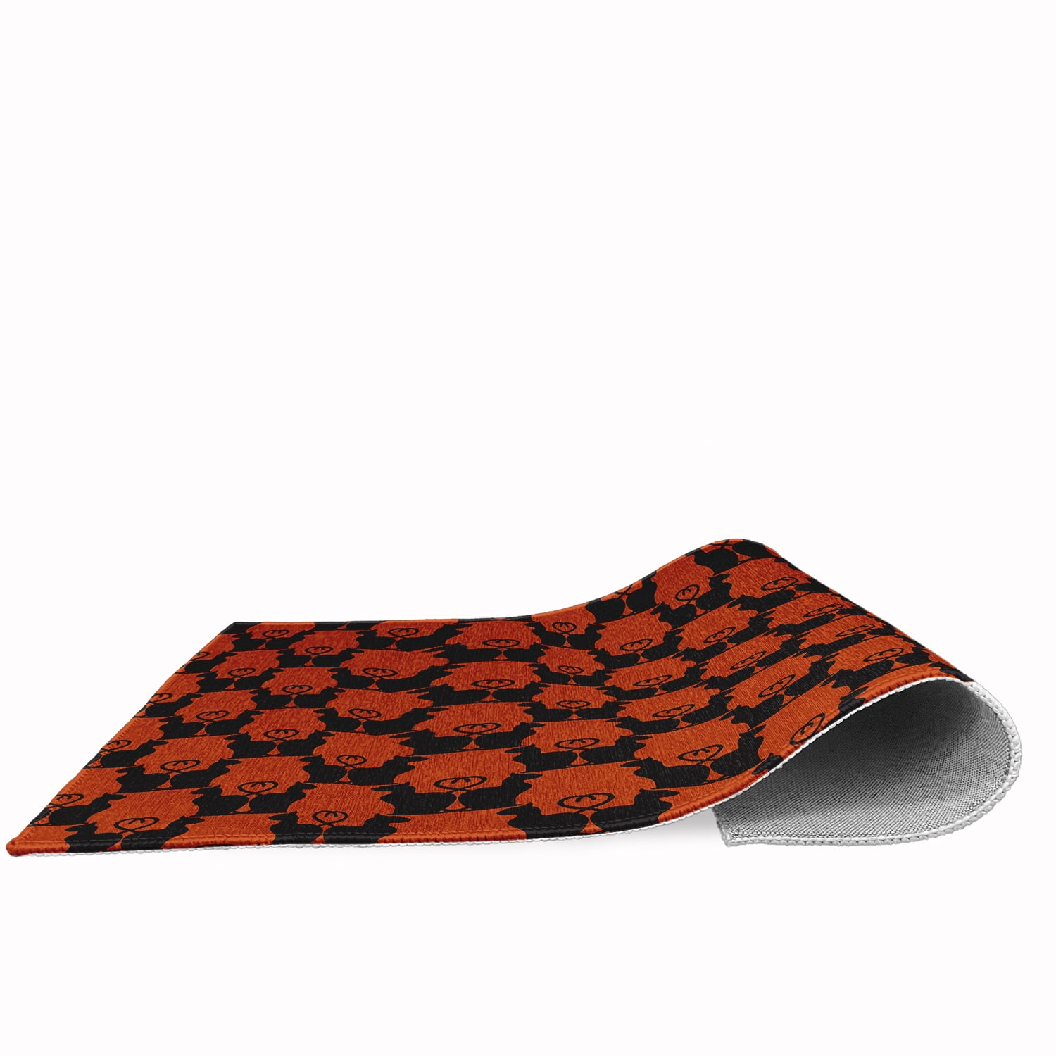 Simply Daisy Cat Clowder Sienna Halloween Chenille Area Rug, 18" x 30"