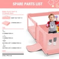 thumbnail image 5 of Babyeap Large Baby Playpen with Mat,71"x50"Playpen for Babies and Toddlers,Baby Play Yard Baby Fence Play Area Indoor Outdoor,Pink, 5 of 7