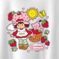 thumbnail image 3 of Strawberry Shortcake - Strawberry Stickers Short Sleeve Boxy Graphic T-Shirt, 3 of 5