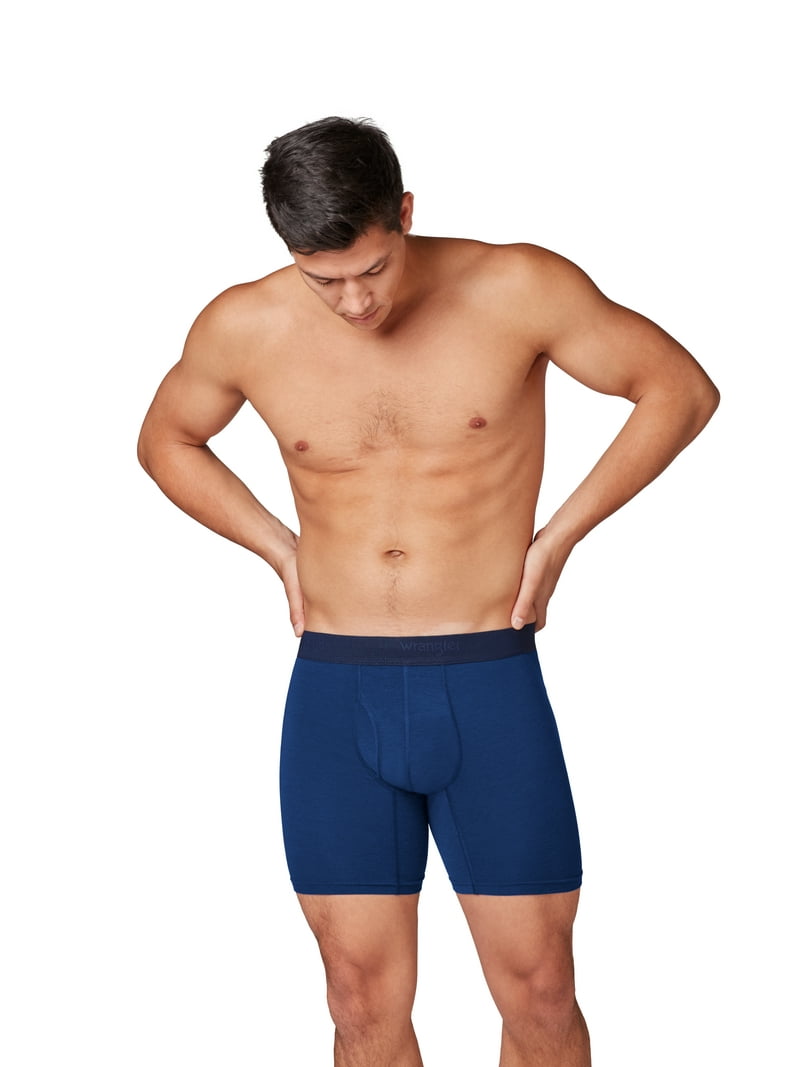 Wrangler Men's Active Stretch Boxer Brief Set, Underwear for Men