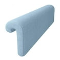 thumbnail image 2 of Cabecero colgante de cama con funda extraíble, almohada moderna para la cabecera con hebilla y respaldo para ver películas en el dormitorio o en casa. azul, 2 of 8