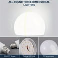 OUSITAID 5PACK Keso Motion Sensor Bulb 12W(equal To 100W) Motion