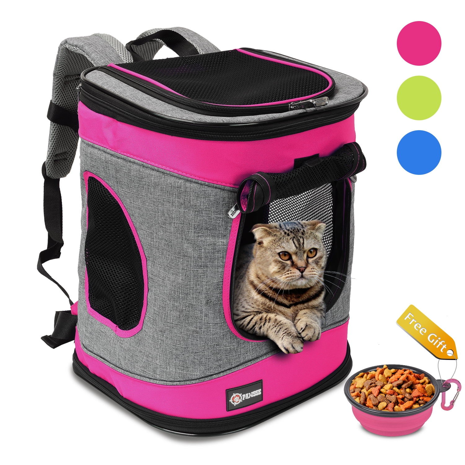 Pawsse Pet Carrier Backpack for Dogs and Cats up to 15 LBS Comfort Dog