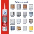 thumbnail image 4 of Silicone Caulk for Tub & Tile Kitchen & Bath, Clear, 10 fl oz Cartrid, 1 Pack - 100% Waterproof Silicone Sealant, Excellent Flexibility, Shrink & Crack Proof, 4 of 4