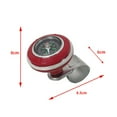 thumbnail image 6 of yotijar Generic Car Steering Wheel Knob with Compass Red, 6 of 6