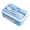 Blue, variant on Virelaxpo Heart Shaped Lunch Box Insulated Compartmentalized Microwave Safe with Cutlery Slot Phone Stand Side Handles Portable Transport for Office Picnic Cafeteria
