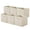Beige, variant on odorsTT 6 Pack Collapsible Cube Storage Bins, Fabric Storage Cubes Basket Organizer Bins with Handles for Closet(10.5" X 10.5") - Red