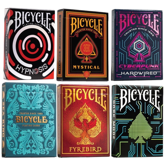 Paquete de 6 mazos de Playing Cards Bicycle, edición coleccionista