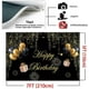 thumbnail image 3 of Glitter Gold Happy Birthday Backdrop Black Gold Balloons Birthday Background for Lady Theme Birthday Party Birthday Prom Party Background Banner Cake, 3 of 4