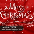 thumbnail image 5 of Merry Christmas Tablecloth Round 60 Inch Snowflake Tablecloth Waterproof Polyester Washable Table Cover with Winter Snowflake Pattern Table Cloth for Kitchen Dining Room Christmas Party Picnic Patio, 5 of 6