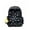 Black, variant on Grunge Vintage Backpack 16.14" Canvas Star Pattern Multi-Pocket Convertible Carry for Work Travel (Black)