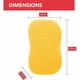 thumbnail image 3 of Paquete de 3 esponjas gigantes para coche: indulgentes con la pintura, sin rayones, absorbentes, eliminan la suciedad sin esfuerzo, limpieza exterior e interior, 3 of 5