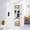 White - Electronics, variant on 53.15" Wall Safe Between The Studs, Biometric Fingerprint Hidden Safe with Dual Alarm System and Silent Mode, Wall Gun Safe with 3 Adjustable Shelves and Magnetic Slot