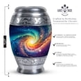 thumbnail image 2 of Realistic Spiral Galaxy Large Urns For Human Ashes Adult - Cremation Urn Human Ashes - Cosmic Galaxy Universe Urn - Urns For Human Ashes Adult Male - Adult Urns For Human Ashes Men (Size - 10inch), 2 of 5