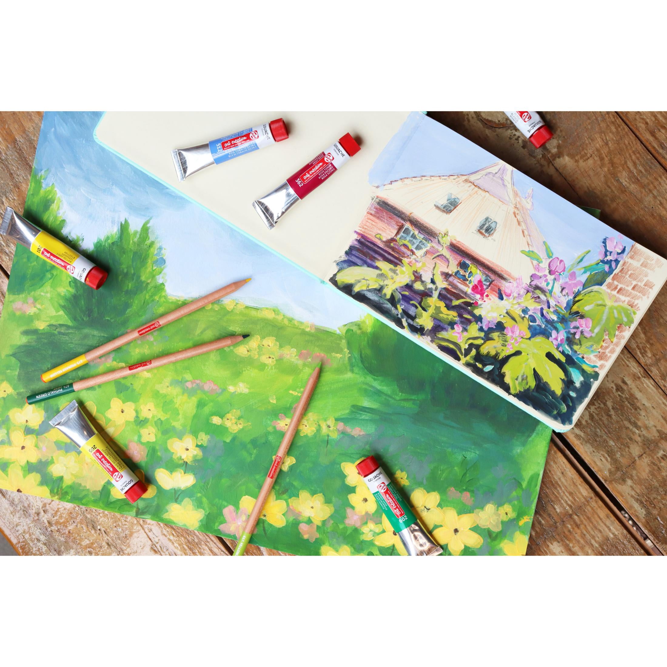 Talens Art Creation Expression Gouache Set, 24 -Color