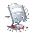 thumbnail image 3 of 360 潞 Aluminum Alloy Desktop Rotary Stand, Height Laptop Stand, Ergonomic Design, 10-17 Inch Compatible Laptop Elevator, for Offi, 3 of 3