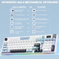 thumbnail image 2 of Restored AULA S98 Pro Wireless Mechanical Keyboard,Smart Screen & Knob,Tri-Mode BT5.0/USB-C/2.4GHz Creamy Keyboard,Pre-lubed Linear Switches RGB Backlit Computer Gaming Keyboards (Refurbished), 2 of 9